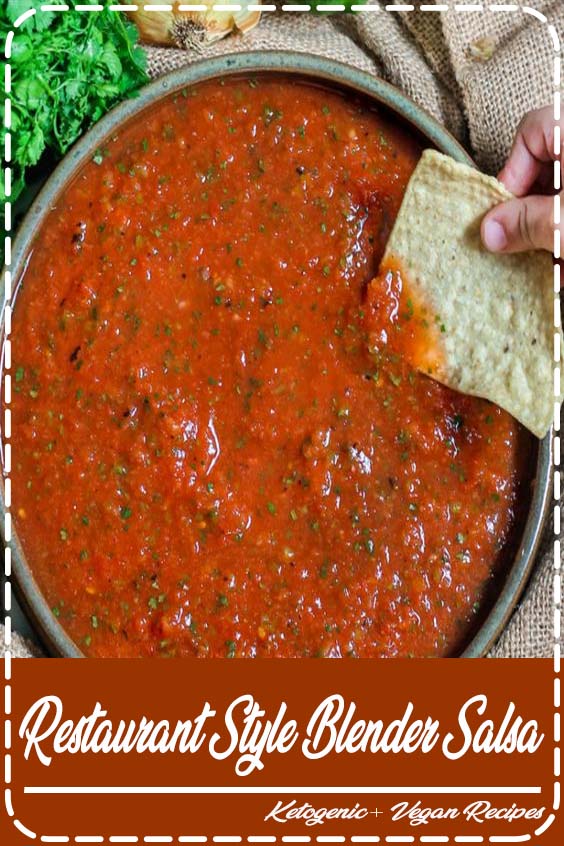 This salsa is as good if not better that restaurant salsa and couldn't be easier or quicker to make. You'll never buy jarred salsa again.