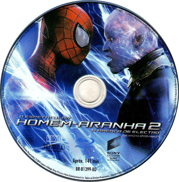 Label Bluray O Espetacular Homem-Aranha 2 A Ameaça De Electro