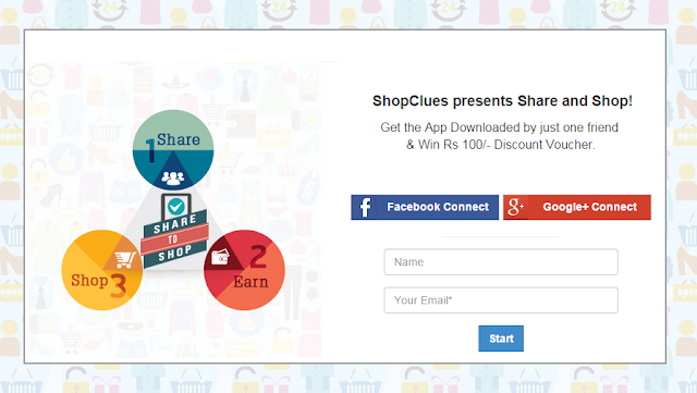 Shopclues Share and Shop