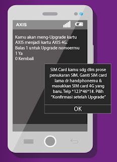 Cara Upgrade Kartu Axis 4G Mudah Gratis