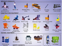 Gubbi Enterprises : Construction Equipment Specialized - Range of Products