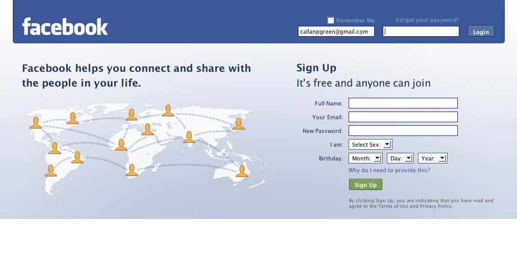 facebook login. Molti utenti decidono di effettuare il facebook login non digitando