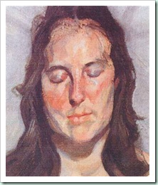 freud woman with eyes closed