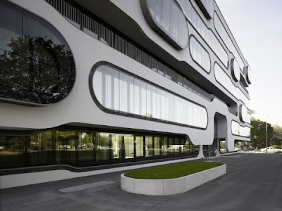 Imposing Office Building In Hamburg