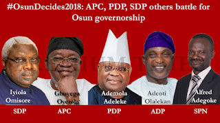 Results are already coming in from different Polling Units at the ongoing governorship election in Osun State.