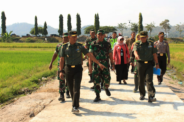 Wasev Kodam IV Diponegoro Sangat Puas dan Bangga Dengan Hasil TMMD Reg 105 Kodim Klaten