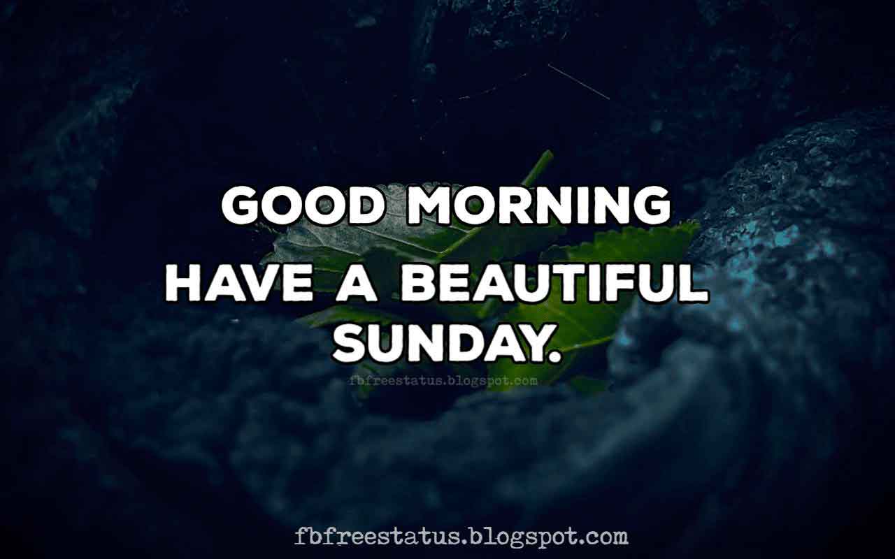 quotes about sunday morning, Good Morning, Have a beautiful Sunday Morning.