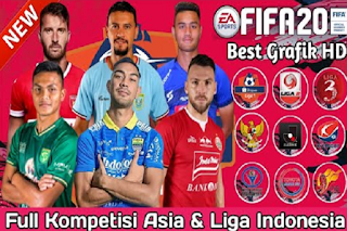 FTS Mod FIFA 20 Liga Asia & Tim Promosi Liga Indonesia 2020