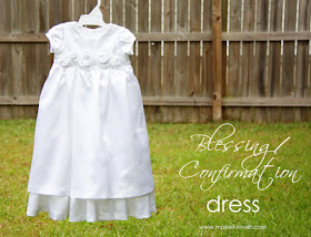 Blessing dress sewing tutorial