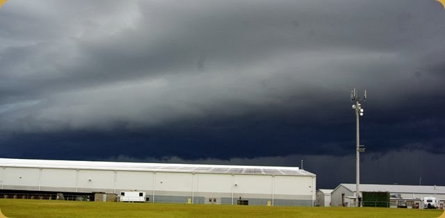 Pine Rivers Showgrounds - incoming storm!!