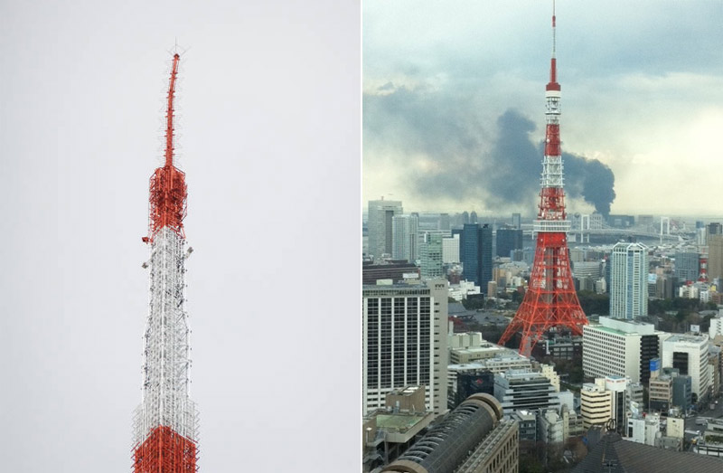 a view of Tokyo Tower after