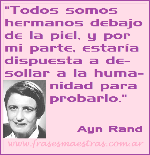 frases de Ayn Rand