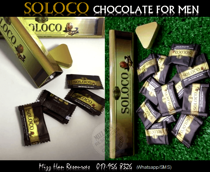 SOLOCO CHOCOLATE (FOR MEN)  MHR Stokis Produk Kecantikan