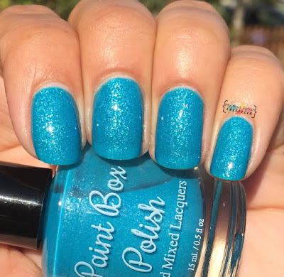 Paint Box Polish Blue Above The Bay