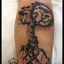 árbol. tree tattoo