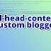 Custom Blogger Valid HTML5