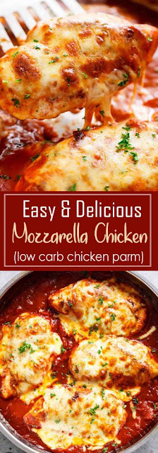 Delicious Mozzarela Chicken Recipe (Low Carb Chicken Parm)