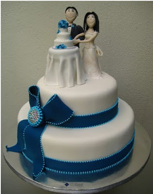 Wedding Cake On A Wedding Cake
