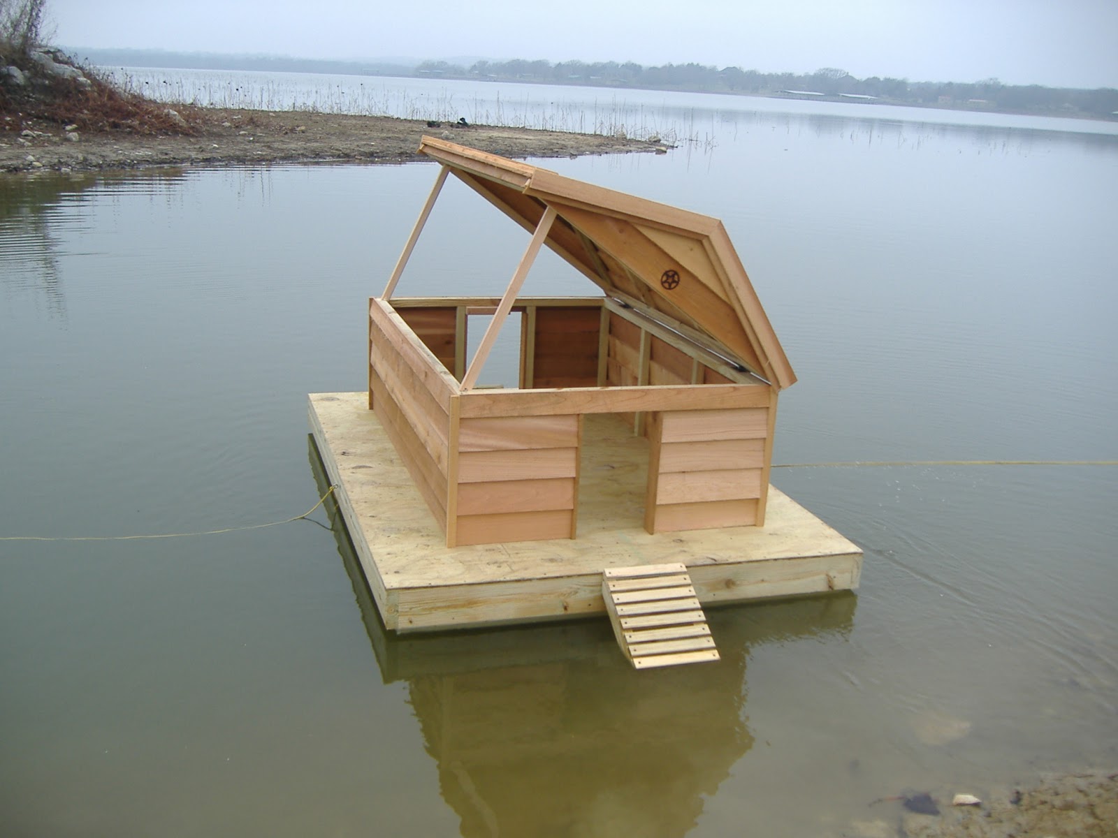 Custom Floating Duck Houses