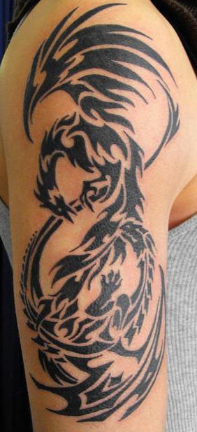 Tribal Phoenix Tattoos With Fantastic Designs tribal phoenix tatoo images