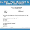 Soal Uts K13 Kelas 5 Semester 1 Dan 2 Beserta Kunci Jawaban