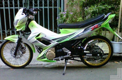 Modifikasi Motor Satria FU Airbrush Terbaru