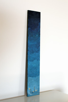 Ancient deep acrylic on board by Elvina Dunn details