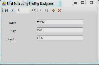 Binding Data with BindingNavigator in Windows Forms