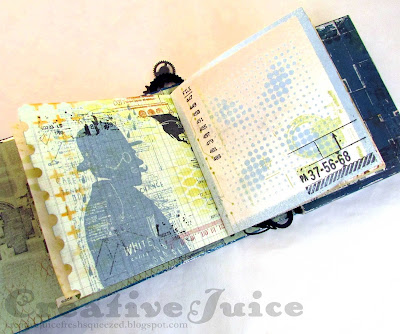 Lisa Hoel for Eileen Hull - 2021 Chapter 1 releases! Robot journal using the new Folio Journal Die. #creativejuicefreshsqueezed #eileenhull #mymakingstory #tim_holtz