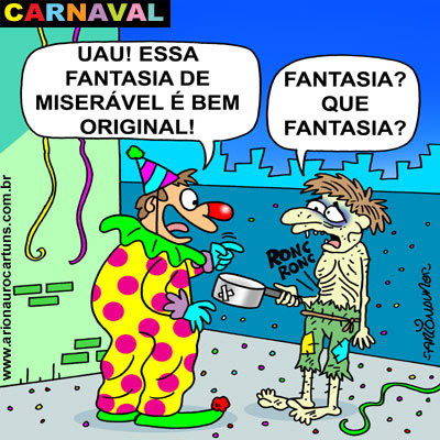 Resultado de imagem para charge carnaval