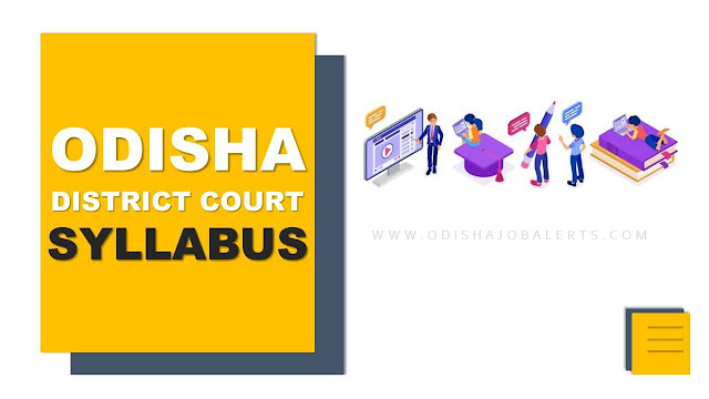 Odisha District Court Syllabus