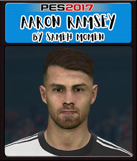 PES 2017 Faces Aaron Ramsey by Sameh Momen