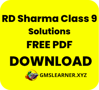 RD Sharma Solutions Class 9