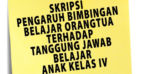 Contoh Judul Skripsi Untuk Bimbingan Dan Konseling 