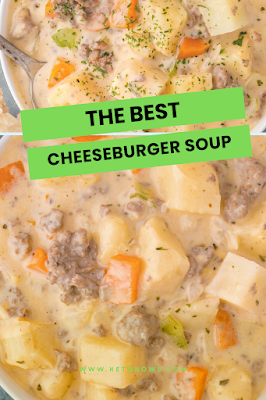 The Best Cheeseburger Soup