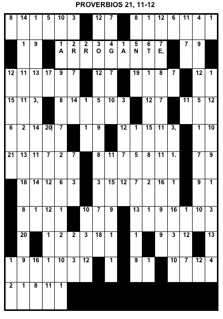 CLAVE CIRADA – PASATIEMPO 1.601