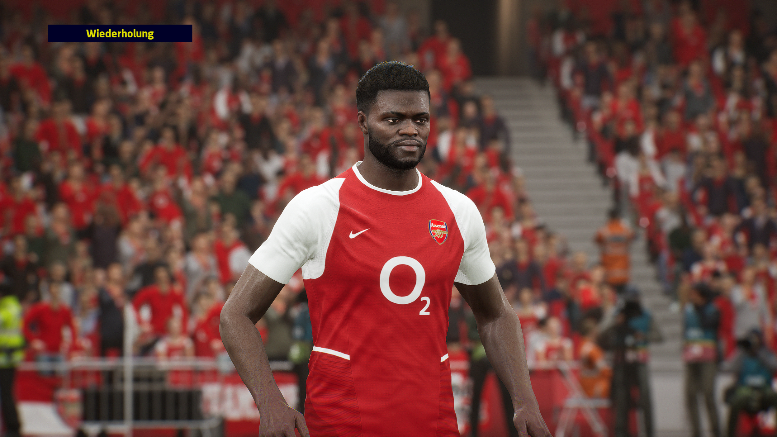 Arsenal classic kits PES 2021 and PES2020 [font adjustment guide