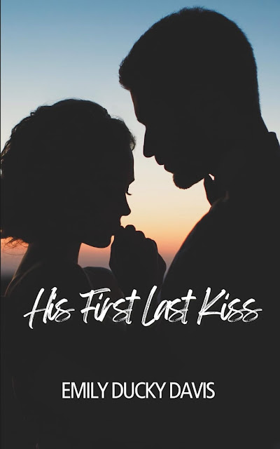 Silhouette of a couple about to kiss