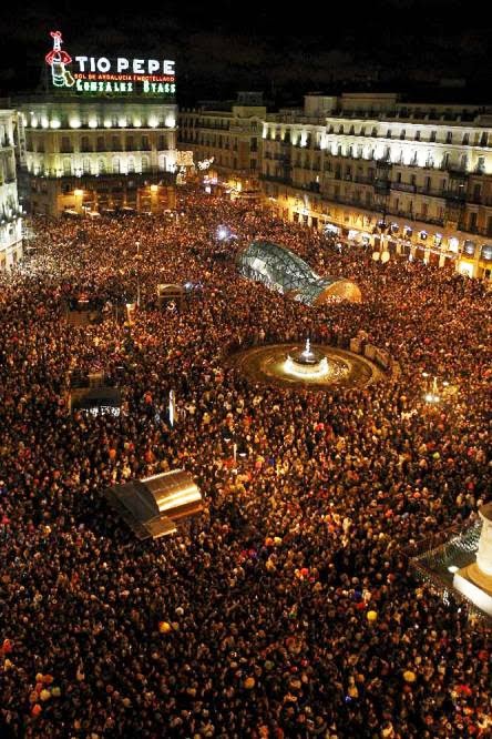 Nochevieja at Puerta del Sol