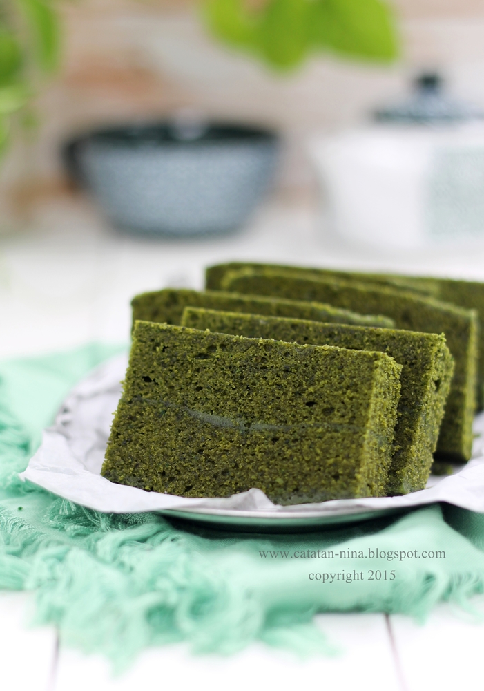 STEAMED MATCHA CAKE - Catatan-Nina  Aneka Resep Masakan 