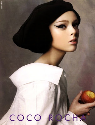 coco rocha red hair. Coco Rocha started her