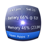 Digital Menu Clock Plus for BlackBerry Digital Menu Clock Plus for BlackBerry