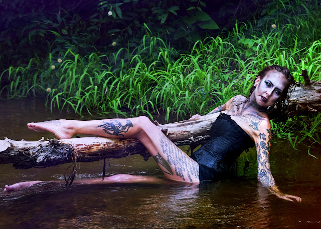 Dark Waters Creak Creatures Photoshoot Models Nature Photography Cosplay