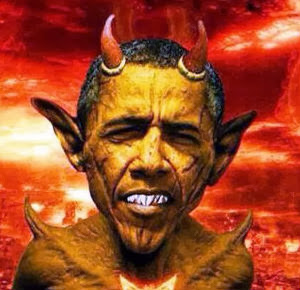 Obama as Satan