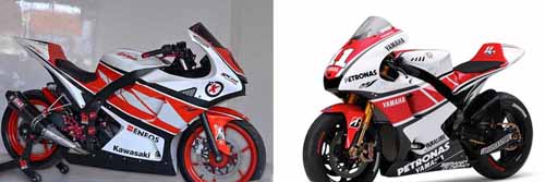 Modifikasi-Ninja-250R-Jadi-YZR-M1