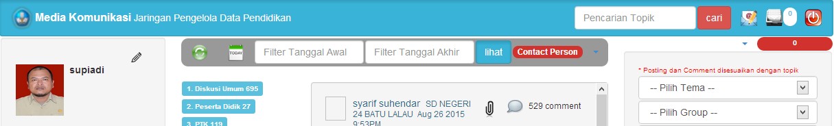 Surat Edaran Tentang Pengelola Verval Data GTK dan NUPTK