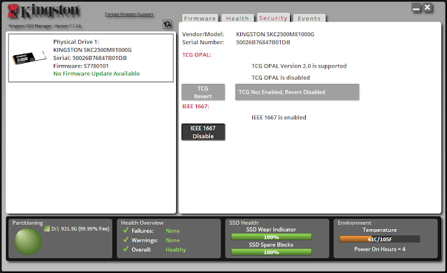 SOFTWARE KINGSTON SSD MANAGER