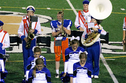 Nathaniel playing the trombone