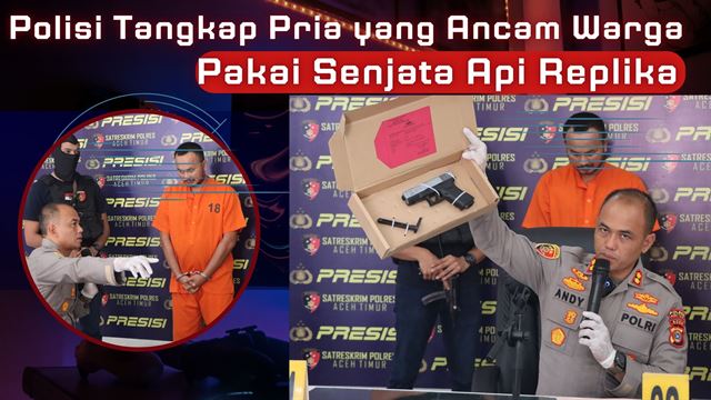 Polisi Tangkap Pria yang Ancam Warga Pakai Airsoft Gun