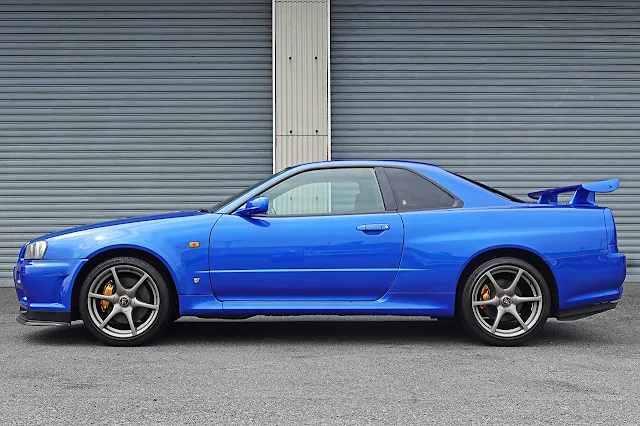 2000 Nissan Skyline GT-R TV2 Bayside Blue for sale at Toprank Importers